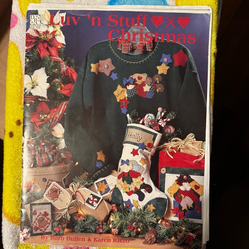 Luv 'n Stuff Christmas‎ Craft Leaflet Patchwork Grannycore VTG